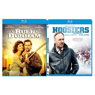 Image of Sports Blu ray Bundle: Hoosiers &amp; Bull Durham 2 Movie Set