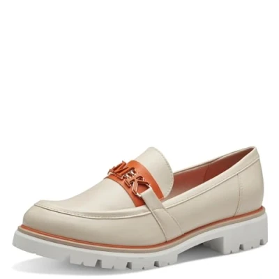 Image of MARCO TOZZI Women&#039;s 2 84700 42 Loafers, Cream Comb, 7.5