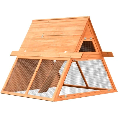 Image of vidaXL Rabbit Hutch Solid Pine &amp; Fir Wood 152x128x108 cm