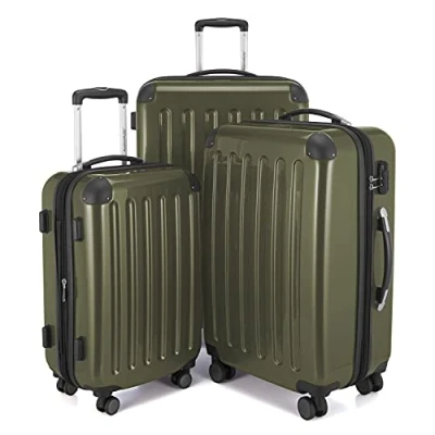 Image of Hauptstadtkoffer Alex R2, Unisex Luggage Set, Avocado, Set HK 8278 AV