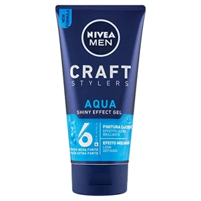 Image of 6 Pieces AQUA GEL FOR HAIR WET LOOK EFFECT Nivea MEN