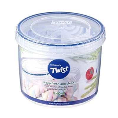 Image of Lock &amp; Twist Food Container, 940 ml. (∅ 125 x 100 mm)