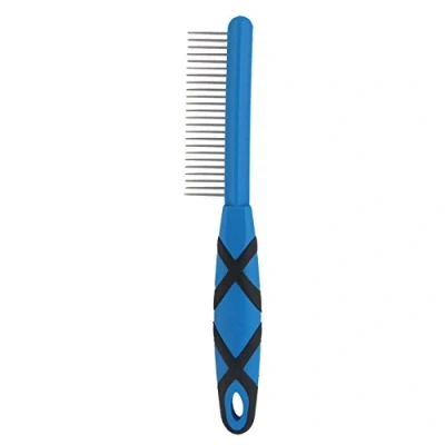 Image of GROOM PROFESSIONAL Tooth Comb for Dogs Dog Grooming Pefect Medium and Long Coats Coarse or Fine Easy Grip Handle Helps to Fluff Up the Coat Coarse, 24 Teeth