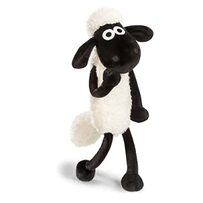 Image of Nici Soft Toy Shaun the Sheep 35 cm Cuddly Toys for Girls, Boys &amp; Babies Fluffy Stuffed Animal Playing, Cuddling Collecting Cosy Plush Animals
