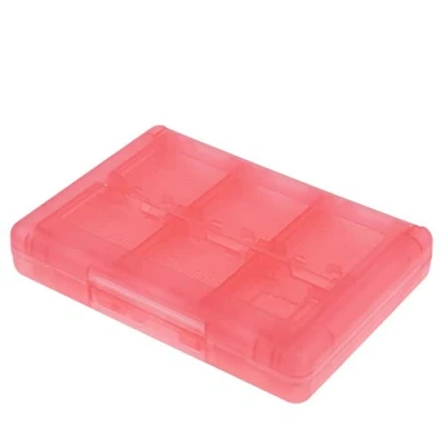 Image of Game Card Storage Case Box,28 in 1 Holder Cartridge Carrying Organizer For 3DS/3DS/DSi/DSi XL/DSi LL/DS/DS Lite (pink)