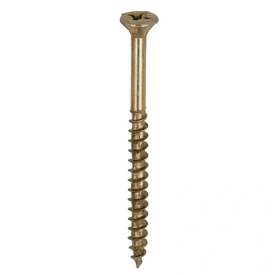 Image of 2x TIMCO Velocity Premium Multiuse Screws Pz Double Countersunk Yellow 60080VY Pack of 200