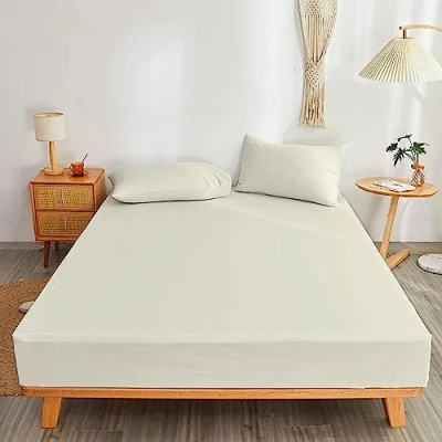 Image of Cotton Comfort Bedding 40cm Extra Deep Super King Fitted Sheet 100% Egyptian 400 Thread Count Bed sheets Soft &amp; Luxury Hotel Quality