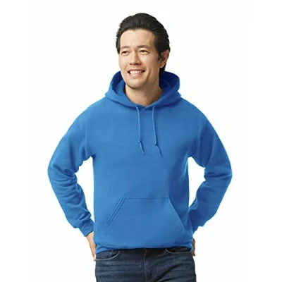 Image of Gildan Men&#039;s Heavy Blend Fleece Hooded Sweatshirt, Royal, XXL