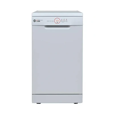 Image of Hoover HDPH2D1049W Freestanding Slimline Dishwasher, 10 Place Settings, 45 cm Wide, White