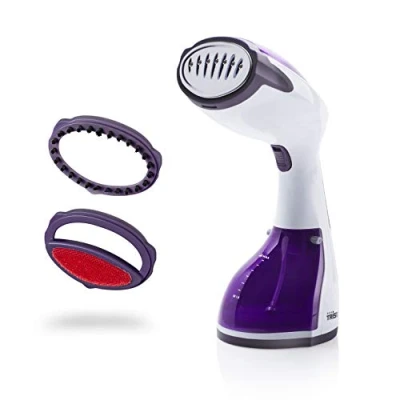 Image of Tristar ST8916 Compact Handheld Steamer, 1200W, 20g/min Continuous Steam Flow, 0.26L, Purple