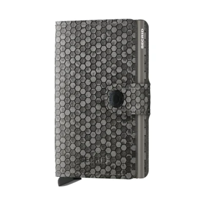 Image of Secrid Miniwallet Hexagon Grey Free engraving