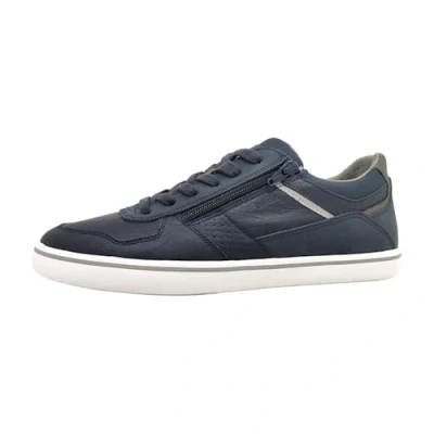 Image of Geox Men&#039;s U Elver A Sneaker, Navy, 4 UK