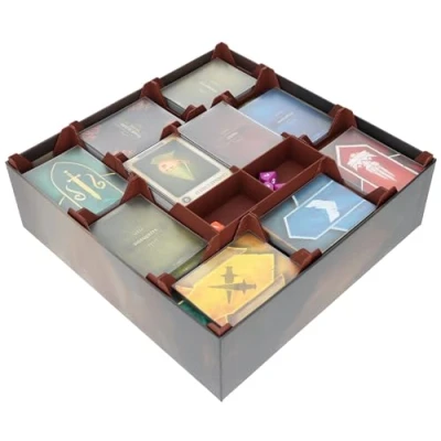 Image of Feldherr foam set + Organizer insert compatible with Runescape Kingdoms: Shadow of Elvarg core game box Protects and organizes miniatures material