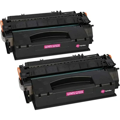 Image of Ink Inspiration 2 Compatible Laser Toner Cartridges Replacement for HP Q5949X Q7553X LaserJet 3390 3392 1320 1320n 1320tn 1320nw M2727nf M2727nfs MFP P2014 P2015 P2015d P2015dn P2015x 7,000 Pages