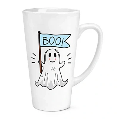 Image of Boo Ghost Halloween 17oz Large Latte Mug Cup