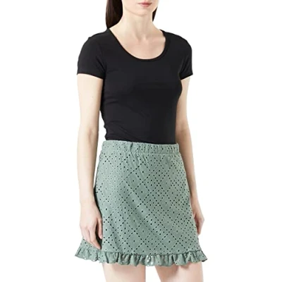 Image of VERO MODA Women&#039;s Vmtassa Nw Skirt Noos, Laurel Wreath, S