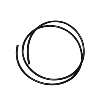 Image of LAVMHAB Silicone Tube 5mm ID x 8mm OD 1.5m (4.9FT), Flexible Rubber Tubing Air Hose Water Pipe for Pump Transfer (Black)
