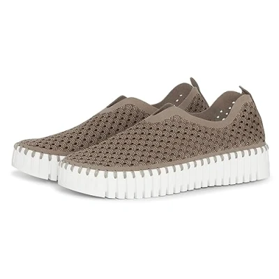 Image of ILSE JACOBSEN HORNBAEK Women&#039;s Tulip 3373 Platform Slip On Low Top, Falcon, 8 UK