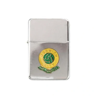Image of Knight Norwich City football club stormproof petrol lighter