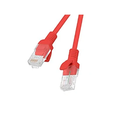 Image of lanberg PCU6/10cc/0050/R Network CABLE Cat. 6 UTP PATCH 0.5 m Red