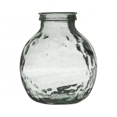 Image of NATURAL LIVING Louise Vase 9L Recycled Glass Diameter 25 cm x Height 30