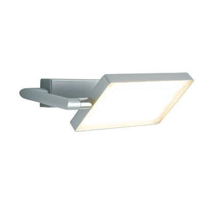 Image of BOOK LED Wall Light Grey 1300lm 3200K 22.5x10 15cm