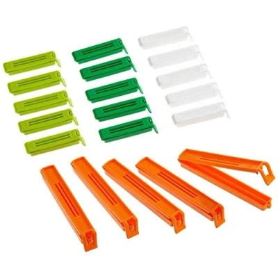 Image of KitchenCraft Bag Clips Assorted Sizes, Mixed of Twenty