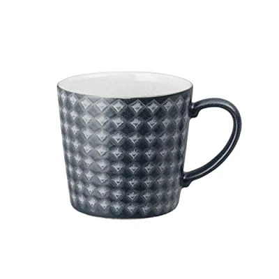 Image of Denby Impression Charcoal Diamond Large Mug