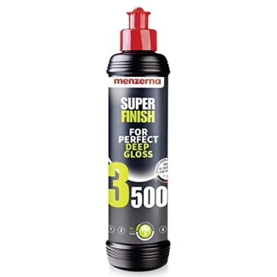 Image of menzerna &quot;Super Finish 3500&quot; High Gloss Polish I for a Perfect Mirror especially on Dark Colored Paints Polishing Compound Marks, Micro Scratches &amp; Holograms Silicone Free 250ml