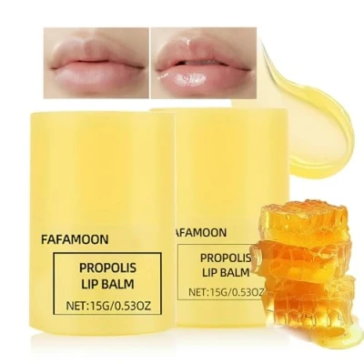 Image of LuckNest Lip Balm Honey, Repair Balm, Moisturising With Beeswax &amp; Vitamin E, For Extremely Dry, Cracked Lips All Day Moisture, Duo Value Pack, 2x15.00g