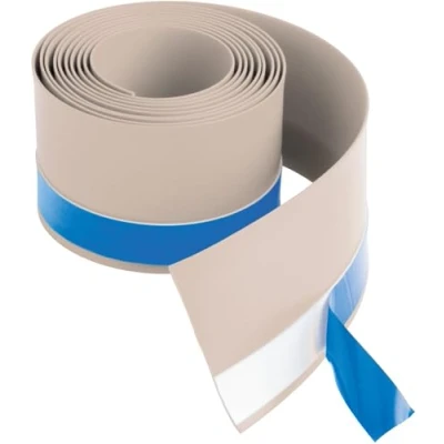 Image of BAYSTONE® Flexible Seal Strip for Shower Tray and Bath Self Adhesive Waterproof Bathroom Enclosure Water Barrier
