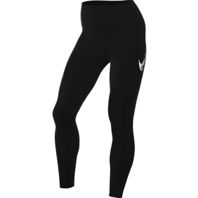 Image of Nike Performance FAST 7/8 Leggings, Women&#039;s, Size: XS, Black/white
