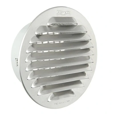 Image of The gtap100r y Ventilation Grill Round Recessed, Aluminium, 125 mm
