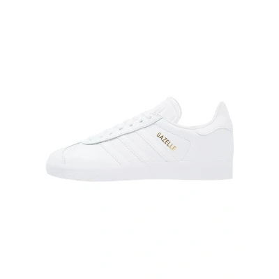 Image of adidas Originals Gazelle Trainers, Size: 8.5, White Leather/synthetics