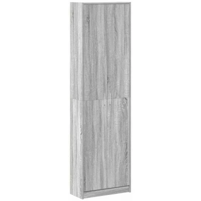 Image of vidaXL Wardrobe Grey Sonoma 55 x 25 189 cm Wood Material