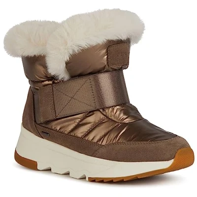 Image of Geox D Falena B ABX Ankle Boot, Brown, 6 UK