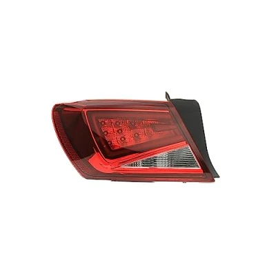 Image of 5F0945207B, 5F0945207C, 5F0945207D, 5F0945207E Rear light VALEO ORIGINAL PART 045114 Left Outer section without bulbs with bulb holder