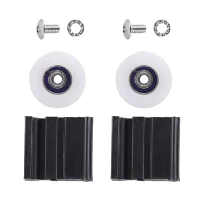 Image of DEWIN Greenhouse Door Wheels, 22mm Halls Wheel Replacement Kits for Greenhouse,Shower Rollers Glass Roller Replacement, Gardening Naturally Sliding