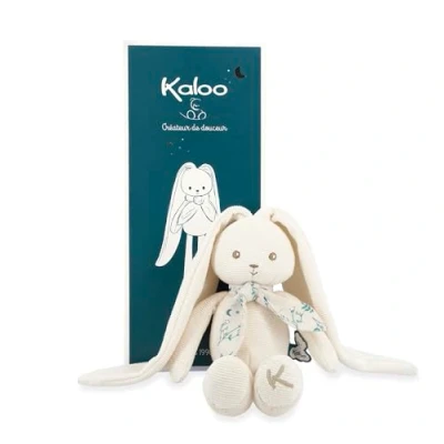Image of Kaloo Lapinoo Rabbit Doll Baby’s Corduroy Soft Toy 13.8&quot;/35 cm Cream Colour Ultra material Gift Box From Birth Onwards K972200