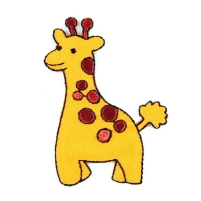 Image of Craft Factory Iron or Sew On Fabric Motif Applique Giraffe each