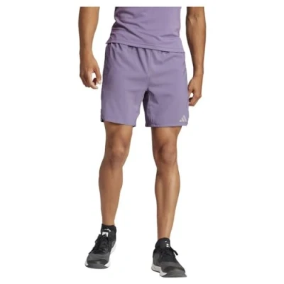 Image of adidas Men HIIT Workout 3 Stripes Short Shorts, L 7&quot;