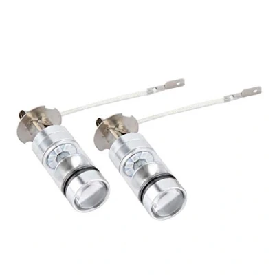 Image of EBTOOLS Ampoule H3 Led 100W Fog Driving Light Blue Headlight Bulbs 2X 6000K Kit Car