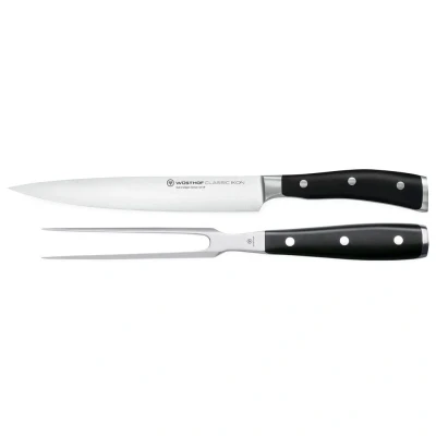 Image of Wüsthof 1120360207 Classic Ikon 2 piece Carving Set