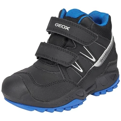 Image of Geox J New Savage Boy B A Sneaker, Navy Red, 7 UK Child