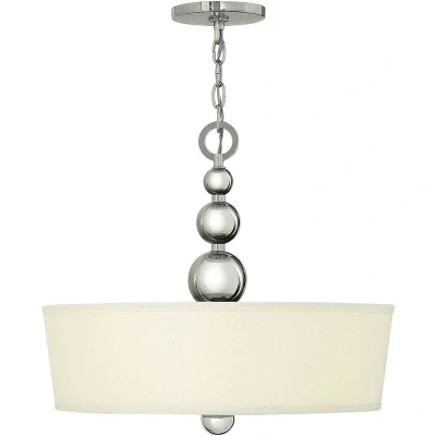 Image of Zelda 3 Light Ceiling Pendant Polished Nickel, E27