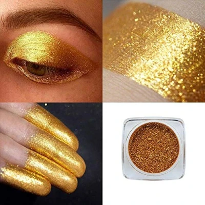 Image of AQUAPURITY PHOERA® Pigment Eyeshadow Palette Metallic Shimmer Glitter Loose Powder Eye Shadow Makeup (308 ARCHDRAGON)