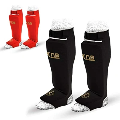Image of Xn8 MMA Shin Instep Guard Kickboxing Muay Thai Socks Foam Support Leg Pads Protective Gear Boxing