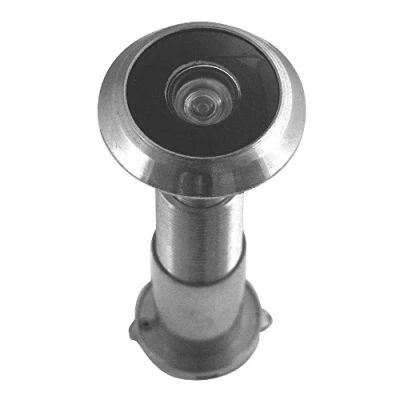 Image of Yale V 8V001 CH Wide Angle Door Viewer, fits doors 25mm to 59mm thick, Polished Chrome Finish, Standard Security, Visi Packed, suitable for external Wooden