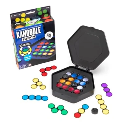 Image of Learning Resources Kanoodle Fusion Logic Game for Kids, Brain &amp; Challenge Game, STEM Toy Kids Age 7 Years Up