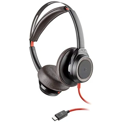 Image of Plantronics Blackwire 7225, USB C, Buckle Headset, Black